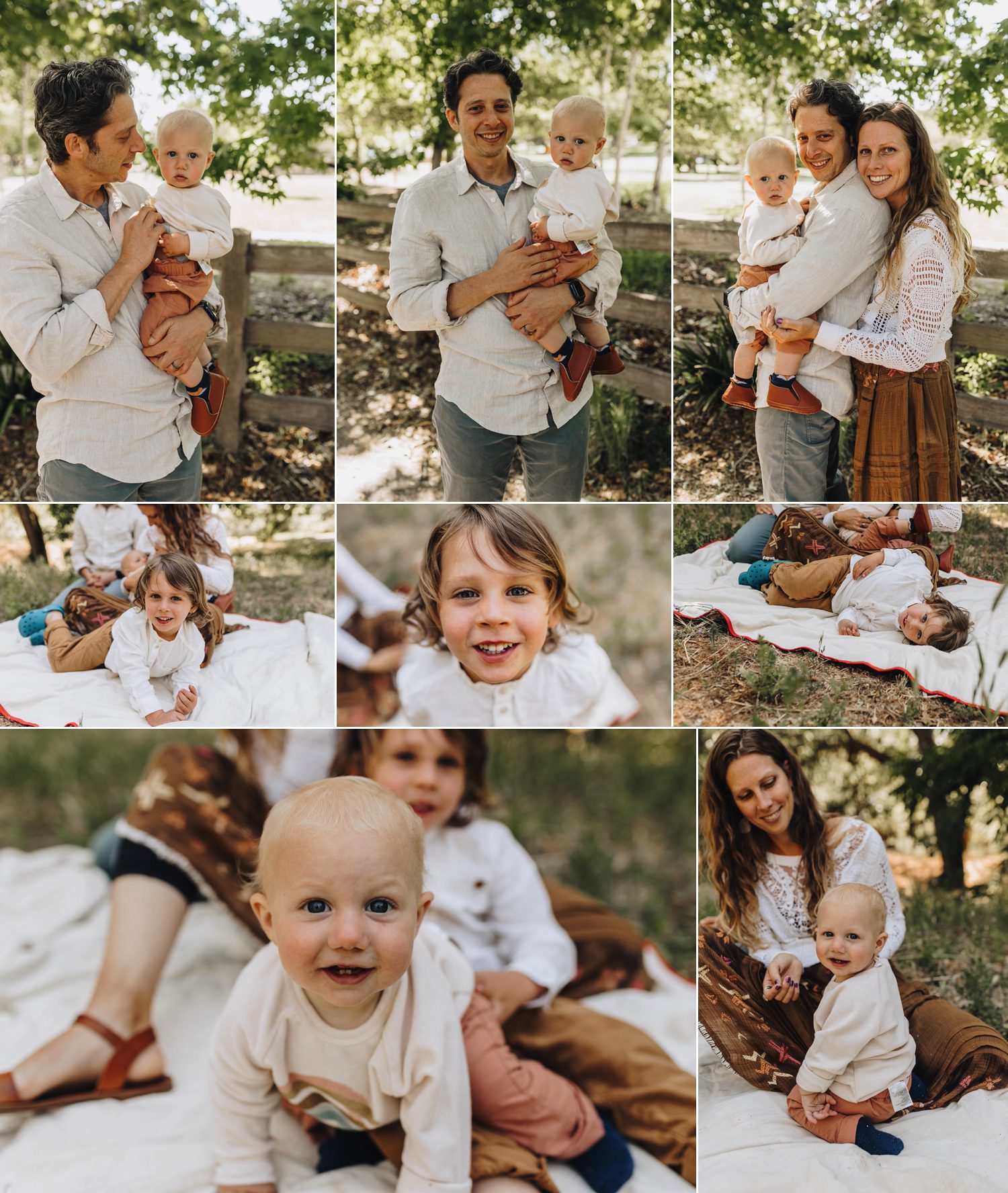 Family Session at Markham Park in Concord, CA