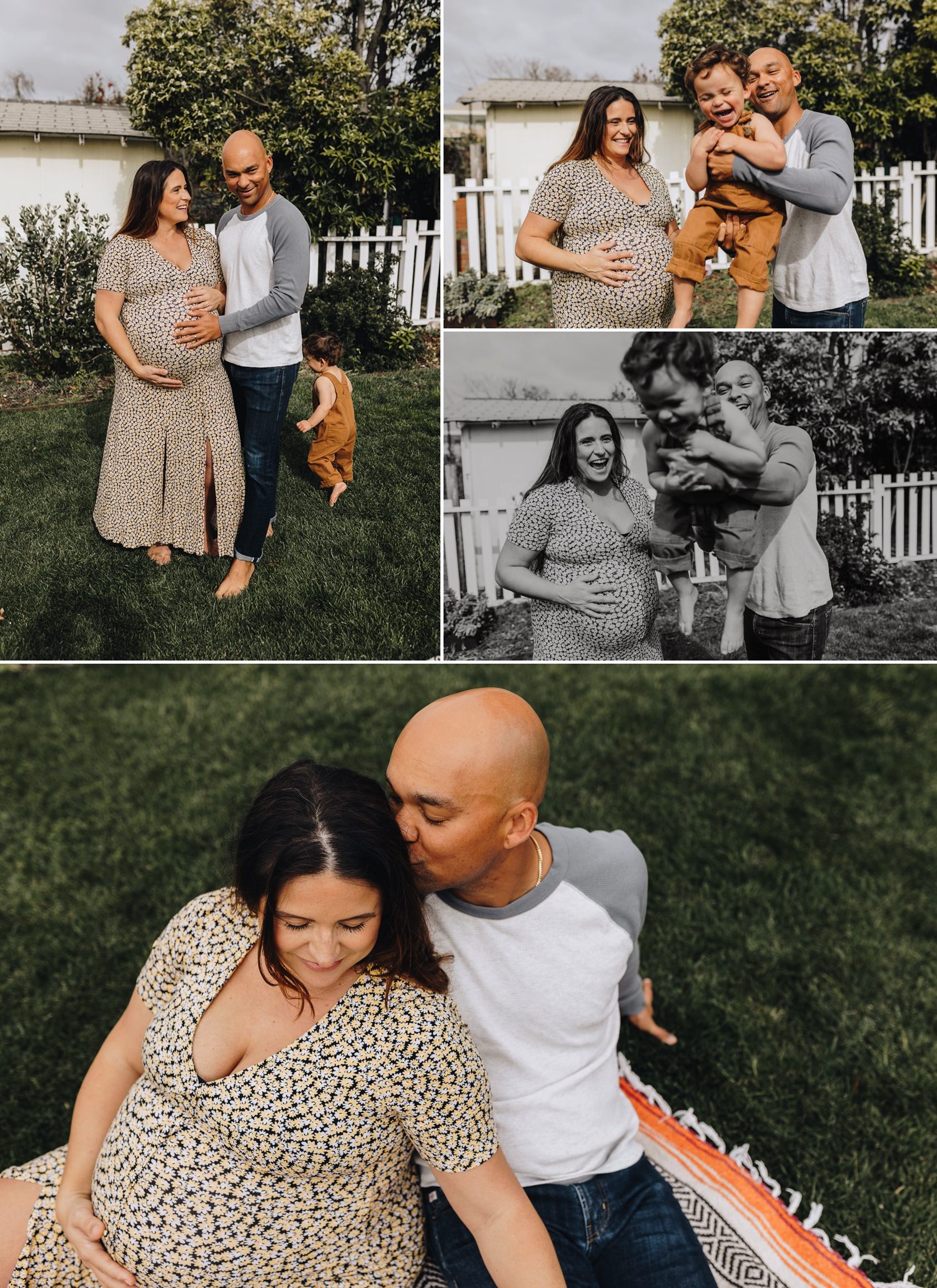 In-home intimate maternity photoshoot