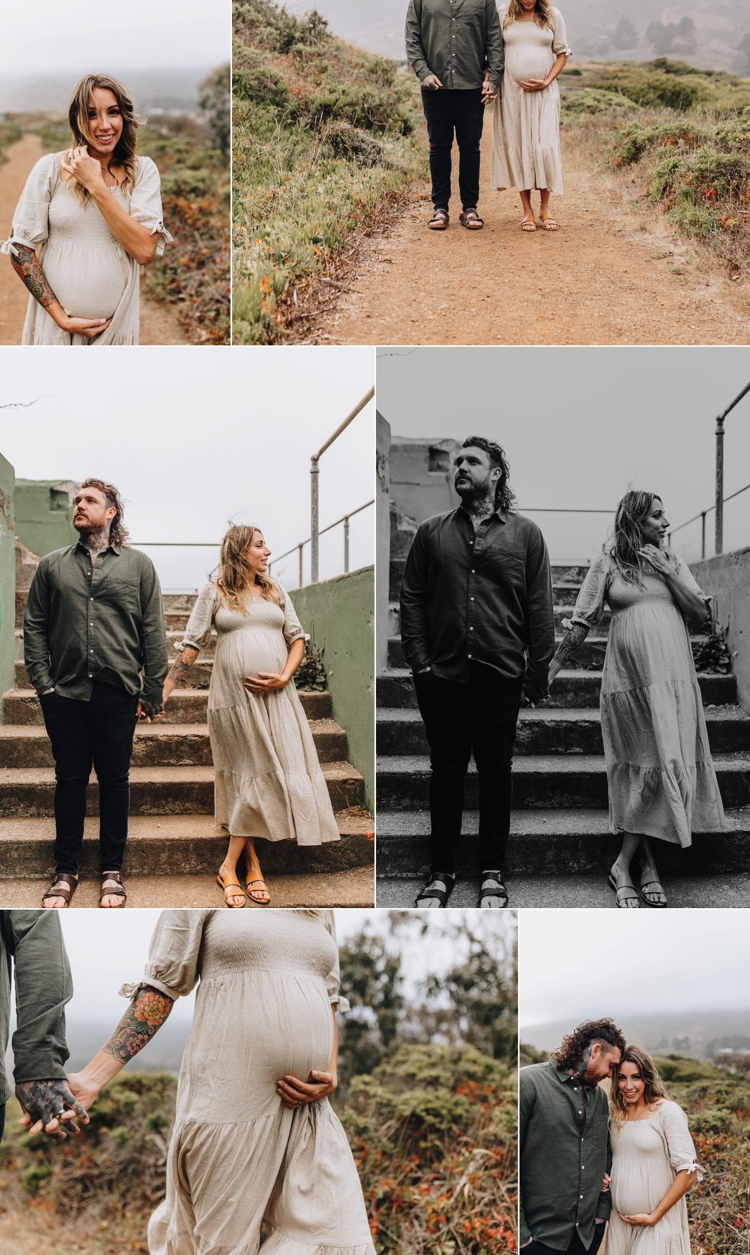 Marin Headlands, CA Maternity Photoshoot