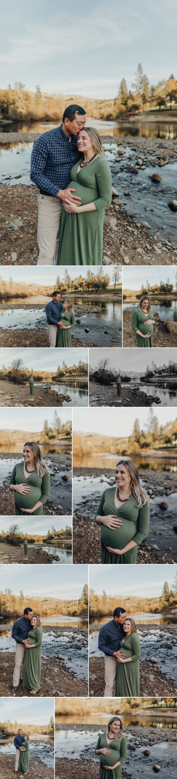 Lotus, CA South Fork of the American River Maternity Session