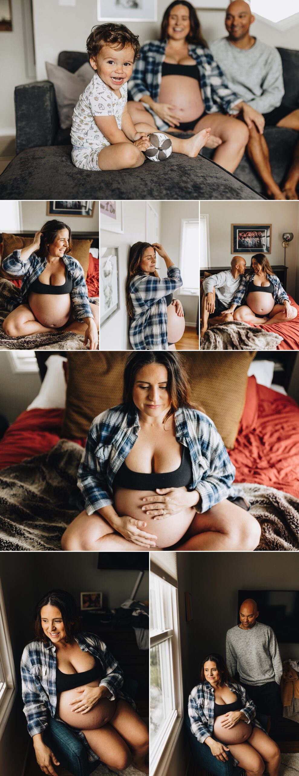 East Bay In-Home Intimate Maternity Photo Session